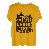 Kettensäge Scharf genug um sie flach zu Legen - Holz T-Shirt