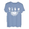 Schere Stein Papier Kreissäge Schreiner Handwerker T-Shirt