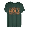 Der mit dem Holz tanzt Axt Spruch Säge Motorsäge Holzfäller T-Shirt