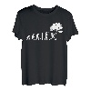 Evolution Holzfäller Baumfäller Kettensäge Förster Beruf T-Shirt