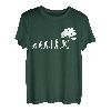 Evolution Holzfäller Baumfäller Kettensäge Förster Beruf T-Shirt