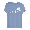Evolution Holzfäller Baumfäller Kettensäge Förster Beruf T-Shirt