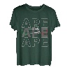 APE 50 Dreirad APE TM Italien Fahne Ape Herzschlag T-Shirt