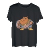 Niedlicher Kämpfer Nilpferd Holz Waffe T-Shirt