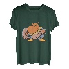 Niedlicher Kämpfer Nilpferd Holz Waffe T-Shirt