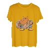 Niedlicher Kämpfer Nilpferd Holz Waffe T-Shirt
