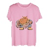 Niedlicher Kämpfer Nilpferd Holz Waffe T-Shirt