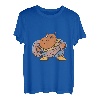 Niedlicher Kämpfer Nilpferd Holz Waffe T-Shirt