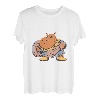 Niedlicher Kämpfer Nilpferd Holz Waffe T-Shirt