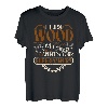 I turn wood into things whats your superpower Handwerker T-Shirt