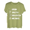 Sägen spalten schichten - Lustiges Holzfäller Forstwirt T-Shirt