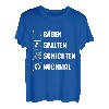 Sägen spalten schichten - Lustiges Holzfäller Forstwirt T-Shirt