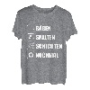Sägen spalten schichten - Lustiges Holzfäller Forstwirt T-Shirt