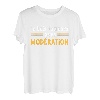 Ich holz immer mit Moderation / Ich bin moderation T-Shirt
