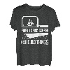 First I Drink Coffee Then I Build Things Schreinersäge T-Shirt