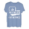 First I Drink Coffee Then I Build Things Schreinersäge T-Shirt