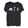 Holzbearbeitung Minus Patience Equals Brennholz T-Shirt