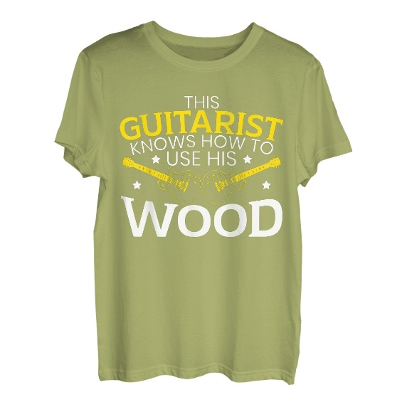 Dieser Gitarristen weiß, wie man seine Holzgitarre benutzt T-Shirt