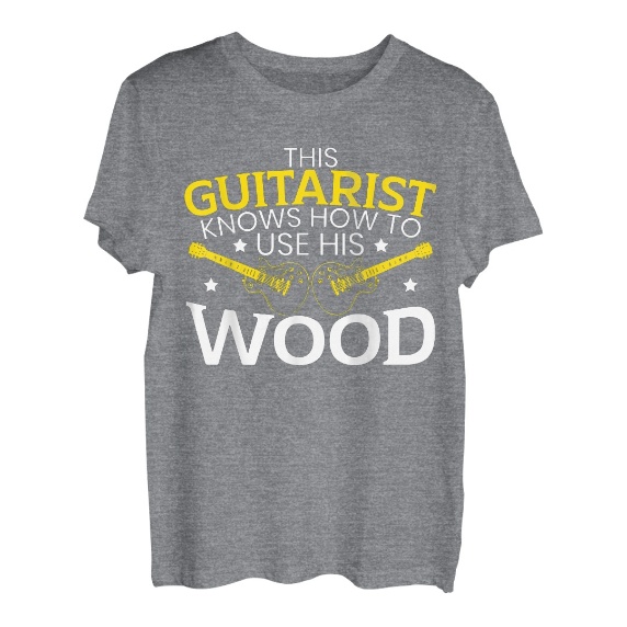 Dieser Gitarristen weiß, wie man seine Holzgitarre benutzt T-Shirt