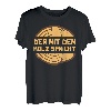 Das Holz spricht an Schreinerholz, Holzarbeiter T-Shirt