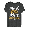 Mr. & Mrs. Since 2010 Hochzeitstag Paar Geschenk Shirt T-Shirt