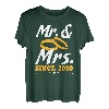 Mr. & Mrs. Since 2010 Hochzeitstag Paar Geschenk Shirt T-Shirt