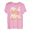 Mr. & Mrs. Since 2010 Hochzeitstag Paar Geschenk Shirt T-Shirt
