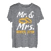 Mr. & Mrs. Since 2010 Hochzeitstag Paar Geschenk Shirt T-Shirt