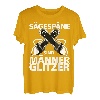 Sägespäne Sind Männer Glitzer Holzfäller Holz Forst Geschenk T-Shirt