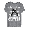 Sägespäne Sind Männer Glitzer Holzfäller Holz Forst Geschenk T-Shirt