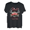 Damen Dirndl brauch I Ned I Hob Holz Vor Hütte Wiesn Trachtenshirt T-Shirt