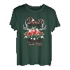 Damen Dirndl brauch I Ned I Hob Holz Vor Hütte Wiesn Trachtenshirt T-Shirt