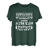 Alter Mann Macht Holz Holfäller Förster Rentner Wald Axt T-Shirt