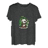 Niedlicher Happy Kawaii Panda versteckt sich im Bambuswald T-Shirt