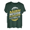 Sägen Messen Fluchen Wiederholen Handwerker Holz T-Shirt