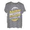 Sägen Messen Fluchen Wiederholen Handwerker Holz T-Shirt