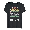 Herren Holzfäller Holzspalter Kettensäge Meister Walz Holz T-Shirt