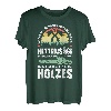 Herren Holzfäller Holzspalter Kettensäge Meister Walz Holz T-Shirt
