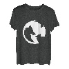 Wolf und Mond Silhouette Wölfe Spruch T-Shirt