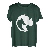 Wolf und Mond Silhouette Wölfe Spruch T-Shirt