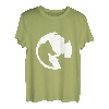 Wolf und Mond Silhouette Wölfe Spruch T-Shirt