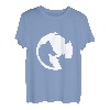 Wolf und Mond Silhouette Wölfe Spruch T-Shirt