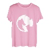 Wolf und Mond Silhouette Wölfe Spruch T-Shirt
