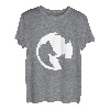 Wolf und Mond Silhouette Wölfe Spruch T-Shirt