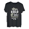 Herren Biber Holz Schreiner Bauherr Tischler Holzwurm Zimmermann T-Shirt