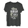 Herren Biber Holz Schreiner Bauherr Tischler Holzwurm Zimmermann T-Shirt