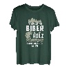 Herren Biber Holz Schreiner Bauherr Tischler Holzwurm Zimmermann T-Shirt