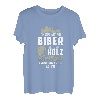 Herren Biber Holz Schreiner Bauherr Tischler Holzwurm Zimmermann T-Shirt