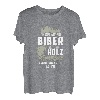 Herren Biber Holz Schreiner Bauherr Tischler Holzwurm Zimmermann T-Shirt