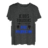 Ich holz immer mit Moderation Aperition Humor trinken Getränk T-Shirt